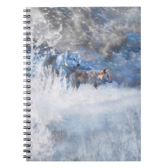 GREY WOLF TERRITORIES NOTEBOOK (Front)