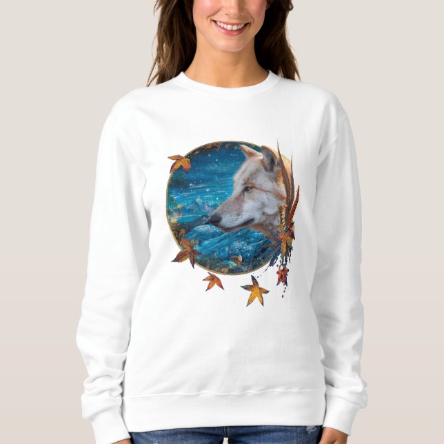 Grey Wolf  "THE GREAT QUEST" Sweatshirt (Front)