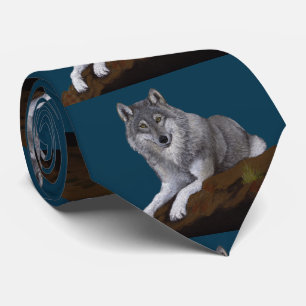 Grey Wolf Tie