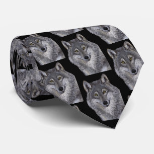 Grey Wolf Tie
