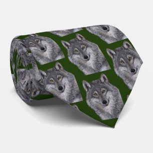 Grey Wolf Tie