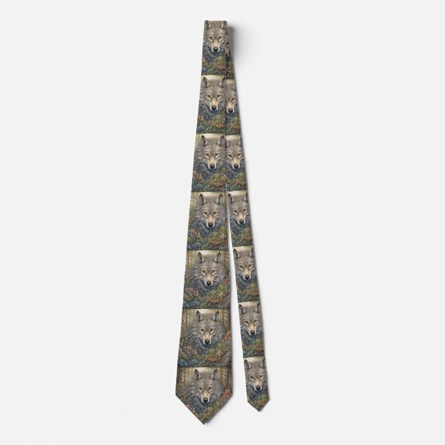 Grey Wolf  Tie (Front)