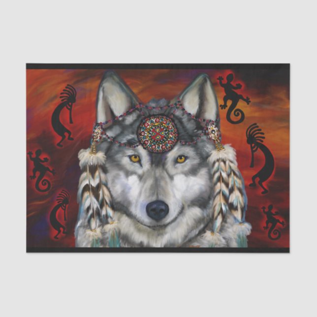 GREY WOLF TISSUE PAPER (Front)