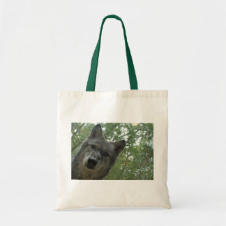 Grey Wolf Tote Bag