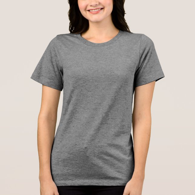 Grey Women's  Tri-Blend Shirt (Front)