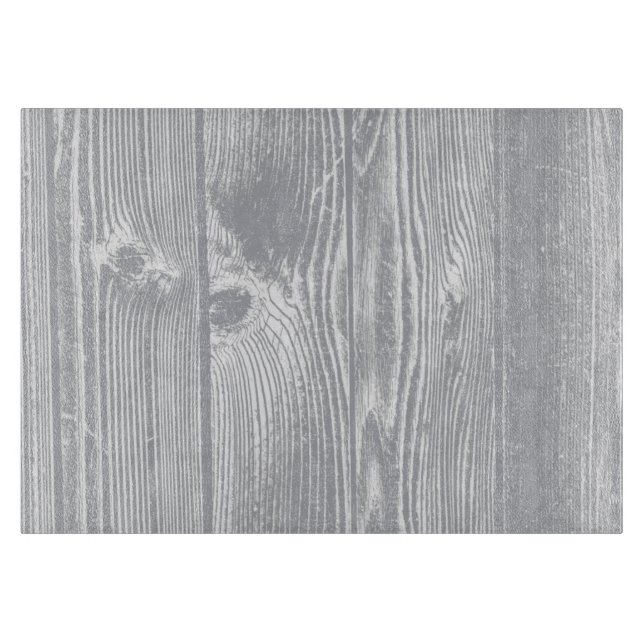 Grey Wood Glass Cutting Board (Front)