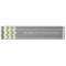 Grey Yellow Mint Chevron Desk Nameplate