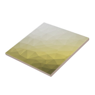 Grey Yellow ombre Mesh cool elegant Pattern Tile