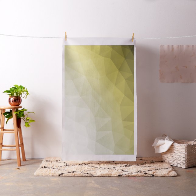 Grey Yellow ombre Mesh cool Pattern Fabric (In Situ)