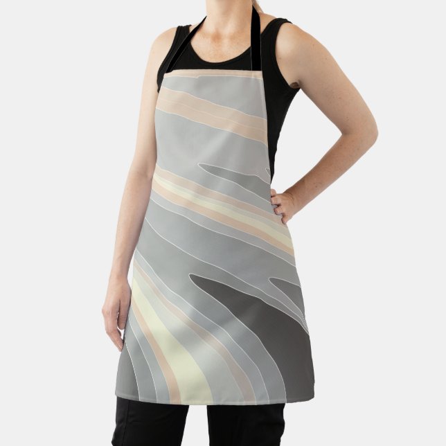 grey yellow pink waves apron (Insitu)
