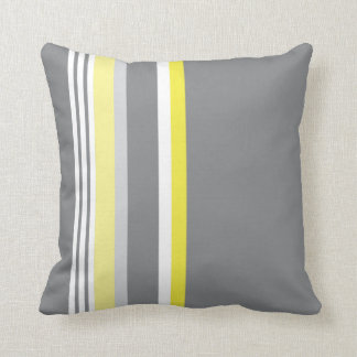 Grey (Yellow stripe) Cushion