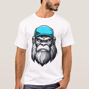 Grey Yeti Sasquatch Bigfoot Grandpa T-Shirt