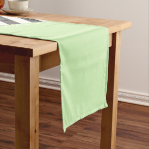 Grey Zigzag, Grey Chevron, Zigzag Pattern, Mint Short Table Runner