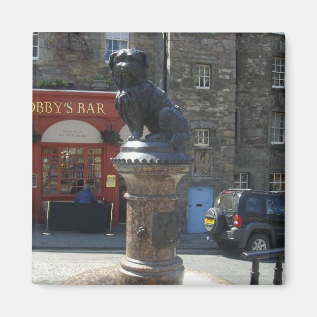 Greyfriars Bobby Edinburgh Magnet (Front)