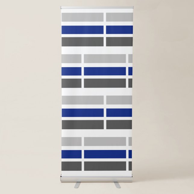 greygender retractable banner (Front)