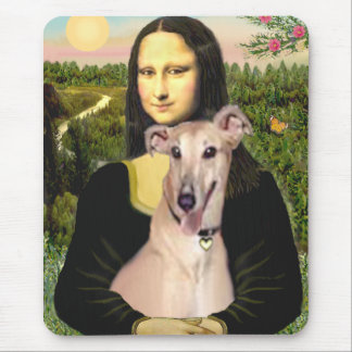 Greyhound 2 - Mona Lisa Mouse Mat