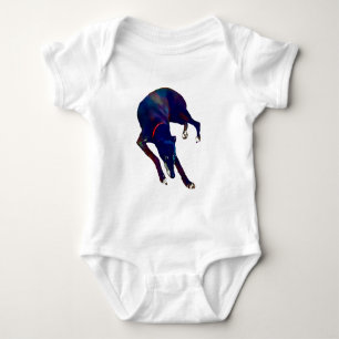 Greyhound Art Baby Bodysuit