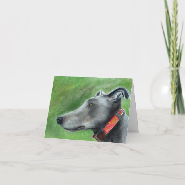 Greyhound art card (a53) (Front)