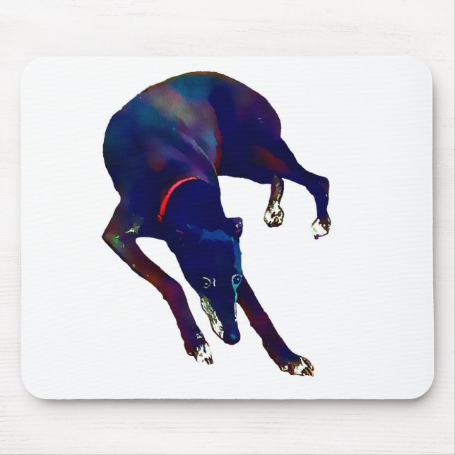 Greyhound Art Mouse Mat (Front)
