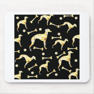 GREYHOUND BLING MOUSE MAT