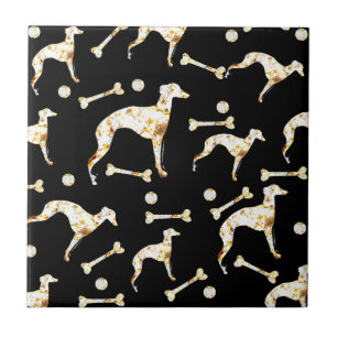 GREYHOUND BLING TILE