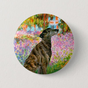 Greyhound (br2) - Garden 6 Cm Round Badge