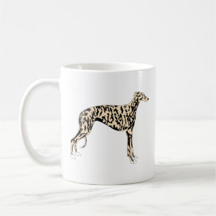 Greyhound Brindle Dog Mug