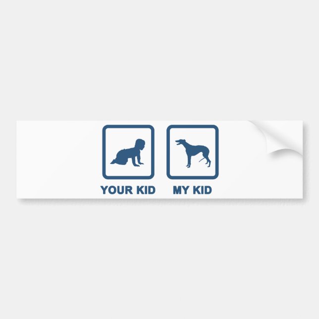 Greyhound Bumper Sticker (Front)