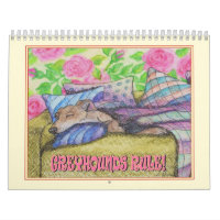 Greyhound Calendar – Wall Calendar for Dog Lovers