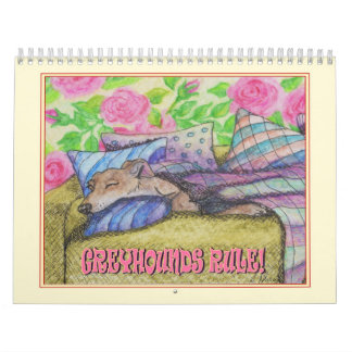 Greyhound Calendar – Wall Calendar for Dog Lovers