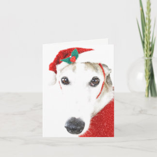 Greyhound Christmas card