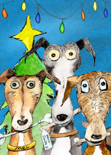 Cartoon Christmas Cards | Zazzle UK