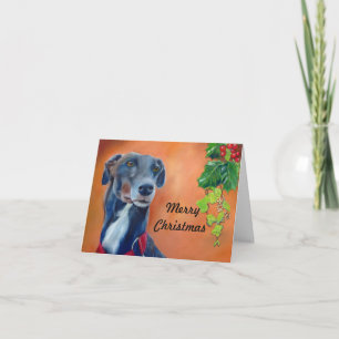 Greyhound Christmas card (p335)