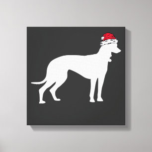 Greyhound Christmas Essential T-Shirt Canvas Print