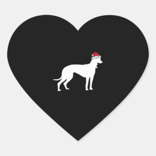 Greyhound Christmas Essential T-Shirt Heart Sticker