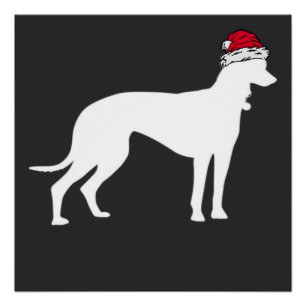 Greyhound Christmas Essential T-Shirt Poster