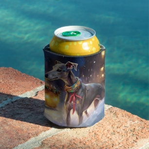 Greyhound Christmas Festive Season  Can Cooler