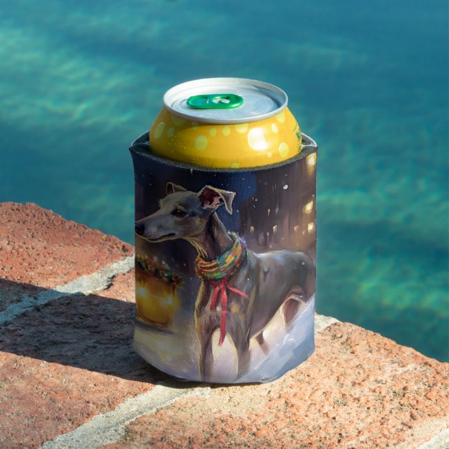 Greyhound Christmas Festive Season  Can Cooler (In Situ Pool)