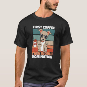 Greyhound Coffee Pet Dog Breed Greyhound T-Shirt