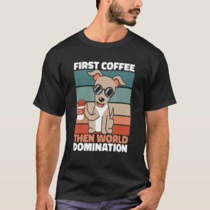 Greyhound Coffee Pet Dog Breed Greyhound T-Shirt