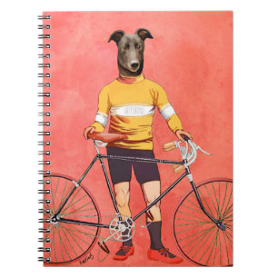 Greyhound Cyclist 2 Notebook