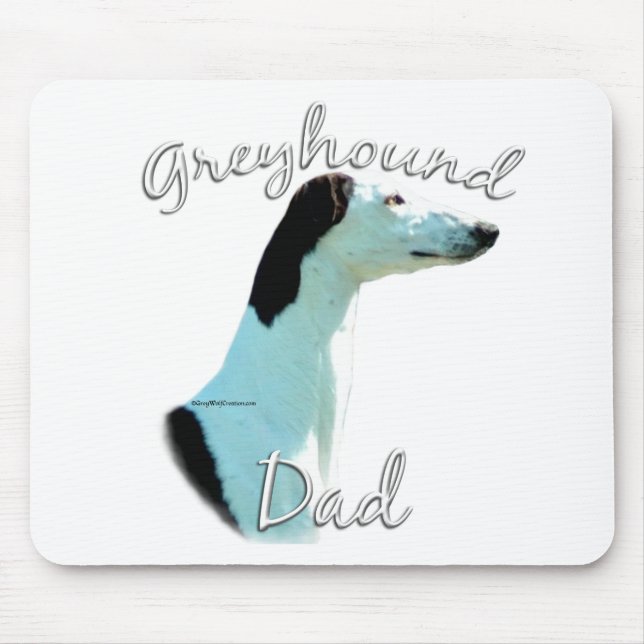 Greyhound Dad 2 Mouse Mat (Front)