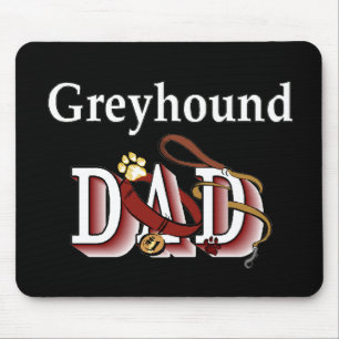 Greyhound Dad Gifts Mouse Mat