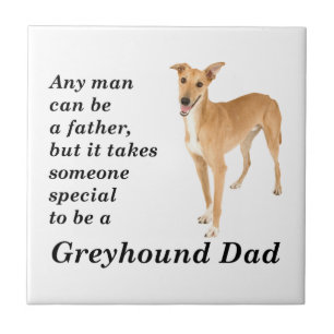 Greyhound Dad Tile