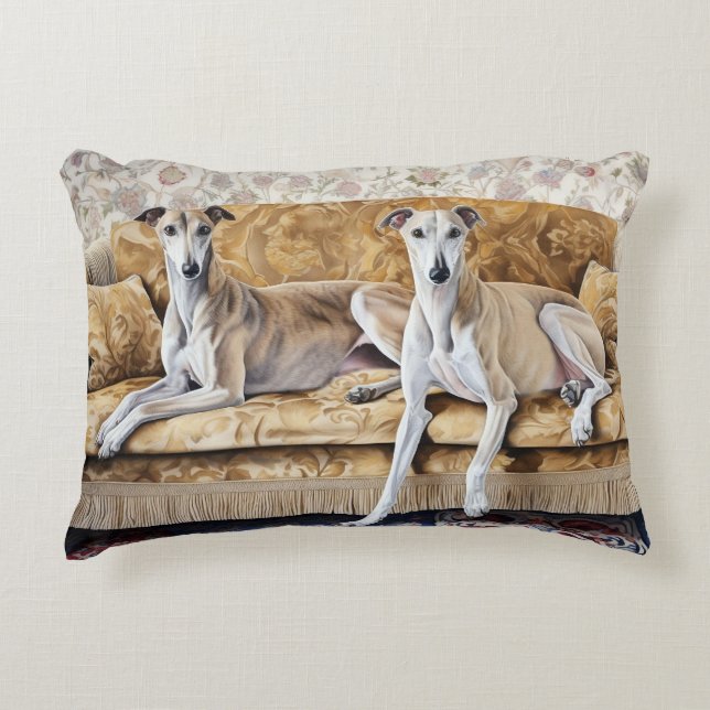 Greyhound Decorative Cushion (Front)
