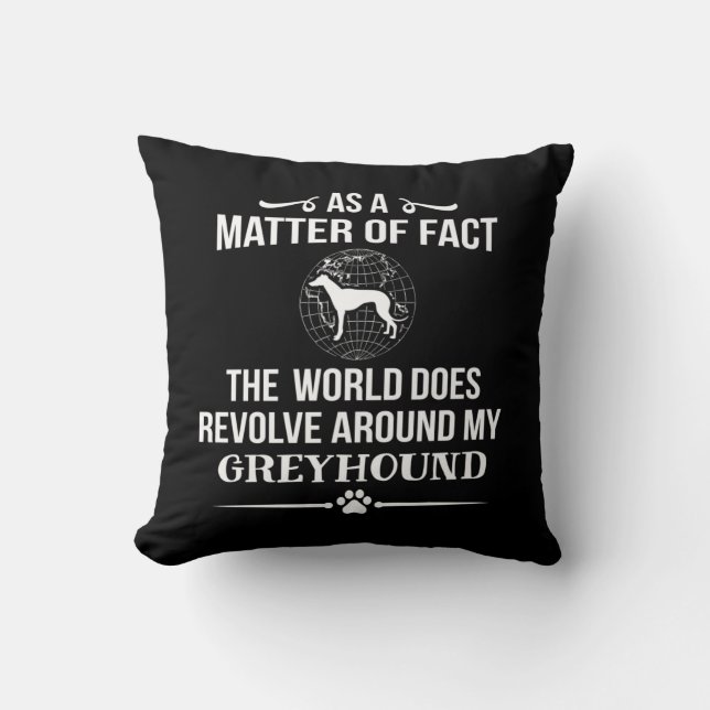 Greyhound Dog Breed Lover Cushion (Front)