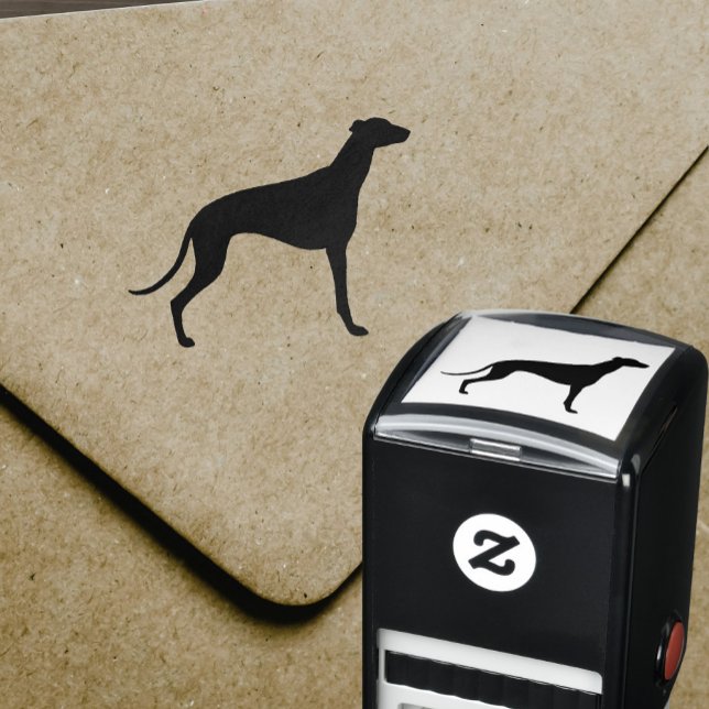 Greyhound Dog Breed Silhouette Self-inking Stamp (Creator Uploaded)