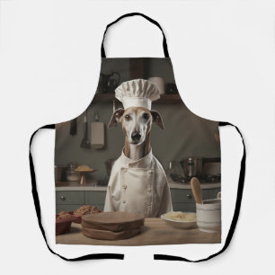 Greyhound Dog Chef Apron