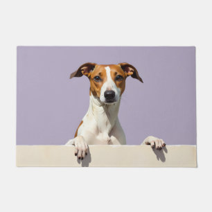 Greyhound Dog Doormat Art