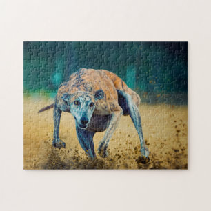 Greyhound Dog. Jigsaw Puzzle